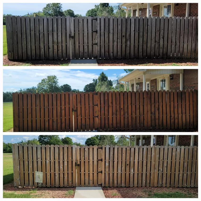 Fence Washing in Burlington, NC Image
