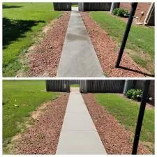 Gutter Concrete Cleaning 1