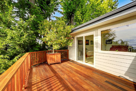 Deck and patio washing